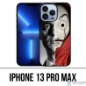 Coque iPhone 13 Pro Max - Casa De Papel Berlin Masque Split
