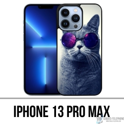 IPhone 13 Pro Max Case - Galaxy Cat Glasses