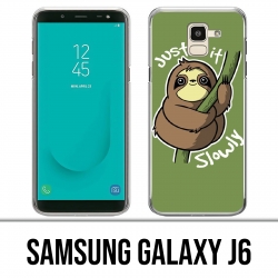 Custodia Samsung Galaxy J6: fallo lentamente