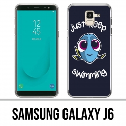 Samsung Galaxy J6 Case - Just Keep Swimming