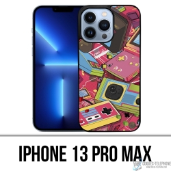 Custodia per iPhone 13 Pro Max - Console vintage retrò