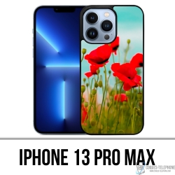 Coque iPhone 13 Pro Max - Coquelicots 2
