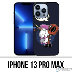 IPhone 13 Pro Max Case - Deadpool Fluffy Unicorn