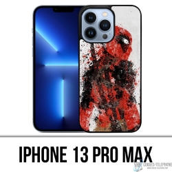 Coque iPhone 13 Pro Max - Deadpool Paintart