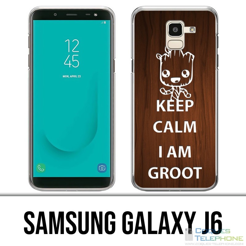 Samsung Galaxy J6 Case - Keep Calm Groot
