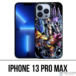 Coque iPhone 13 Pro Max - Dragon Ball Goku Vs Beerus