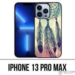 Funda para iPhone 13 Pro Max - Atrapasueños con plumas