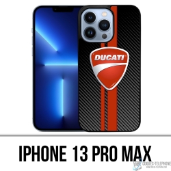 Coque iPhone 13 Pro Max - Ducati Carbon