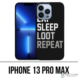 Coque iPhone 13 Pro Max - Eat Sleep Loot Repeat