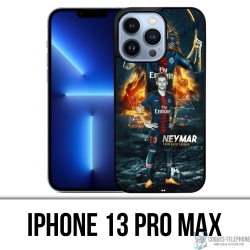 Coque iPhone 13 Pro Max - Football Psg Neymar Victoire