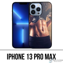 Cover iPhone 13 Pro Max - Ragazza Musculazione