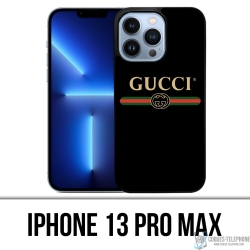 Coque iPhone 13 Pro Max - Gucci Logo Belt