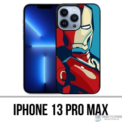 IPhone 13 Pro Max Case - Iron Man Design Poster
