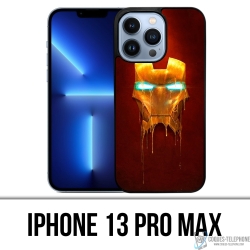 Custodia per iPhone 13 Pro Max - Iron Man Gold