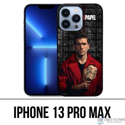 Cover iPhone 13 Pro Max - La Casa De Papel - Maschera Denver