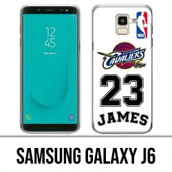Coque Samsung Galaxy J6 - Lebron James Blanc