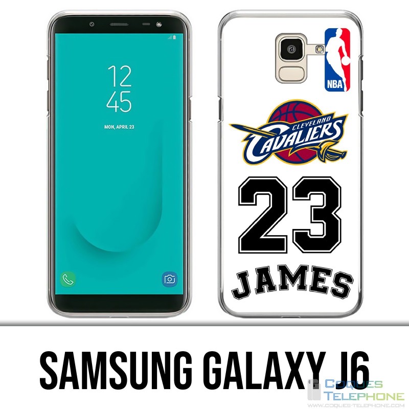 Coque Samsung Galaxy J6 - Lebron James Blanc