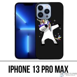 Coque iPhone 13 Pro Max - Licorne Dab