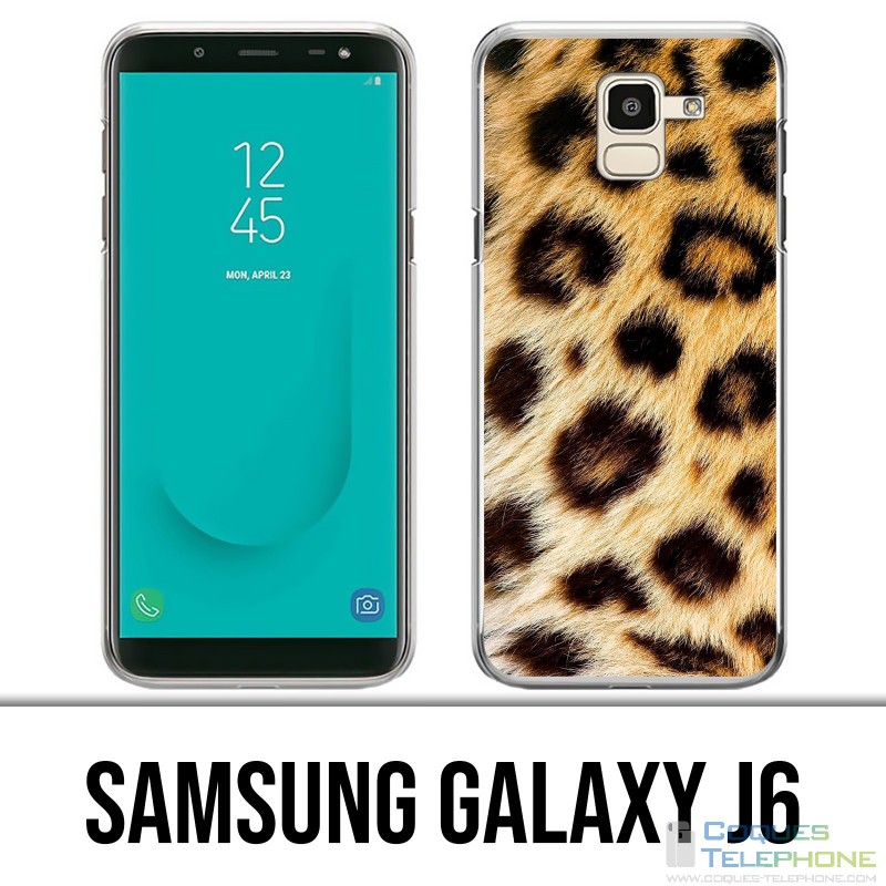 Samsung Galaxy J6 Hülle - Leopard