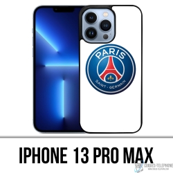 Coque iPhone 13 Pro Max - Logo Psg Fond Blanc