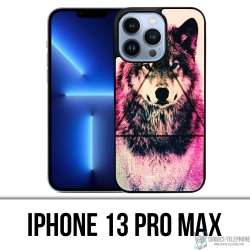 Funda para iPhone 13 Pro Max - Triangle Wolf