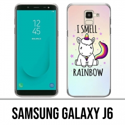 Carcasa Samsung Galaxy J6 - Unicornio I Smell Raimbow