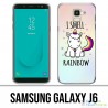 Samsung Galaxy J6 Case - Unicorn I Smell Raimbow