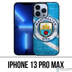 Funda para iPhone 13 Pro Max - Grunge de fútbol de Manchester