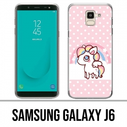 Samsung Galaxy J6 case - Unicorn Kawaii