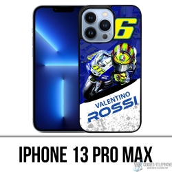 Coque iPhone 13 Pro Max - Motogp Rossi Cartoon