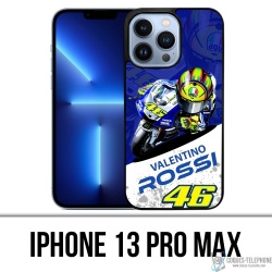Cover iPhone 13 Pro Max - Motogp Rossi Cartoon Galaxy