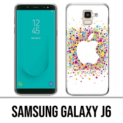Coque Samsung Galaxy J6 - Logo Apple Multicolore