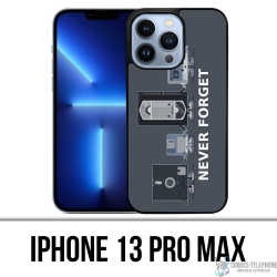 Coque iPhone 13 Pro Max - Never Forget Vintage