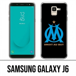Custodia Samsung Galaxy J6 - Logo Om Marseille Nero