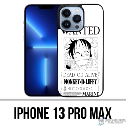 IPhone 13 Pro Max - Funda Luffy de One Piece Wanted