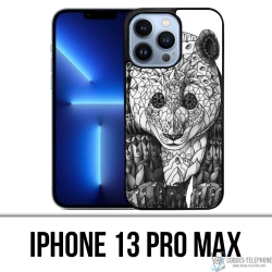 Coque iPhone 13 Pro Max - Panda Azteque
