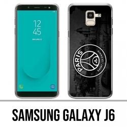 Samsung Galaxy J6 Hülle - Logo Psg Schwarzer Hintergrund
