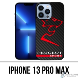 Funda para iPhone 13 Pro Max - Logotipo de Peugeot Sport