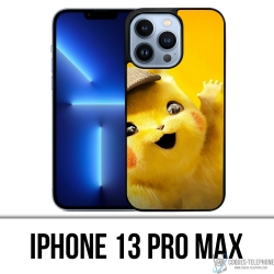 Coque iPhone 13 Pro Max - Pikachu Detective