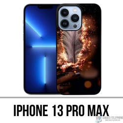 Coque iPhone 13 Pro Max - Plume Feu