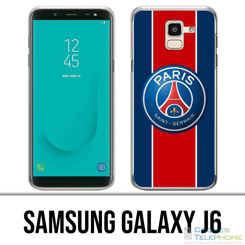 Samsung Galaxy J6 Hülle - Logo Psg New Red Band