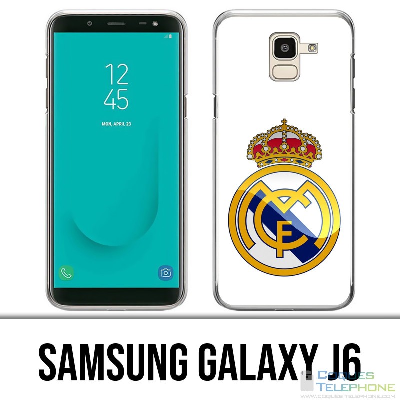 Funda Samsung Galaxy J6 - Logotipo del Real Madrid