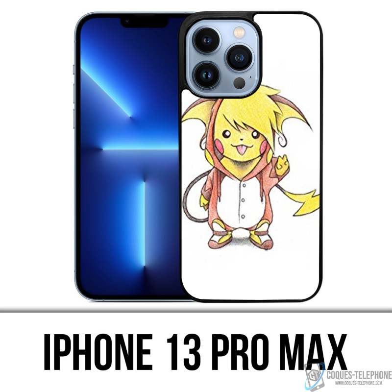 Coque iPhone 13 Pro Max - Pokémon Bébé Raichu