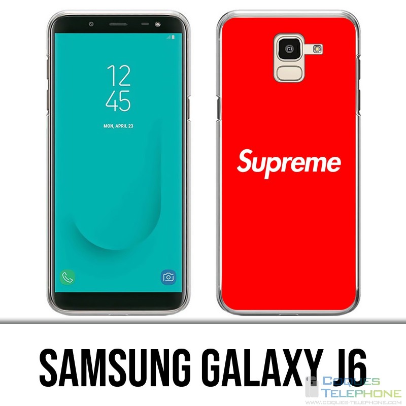 Samsung Galaxy J6 Hülle - Supreme Logo