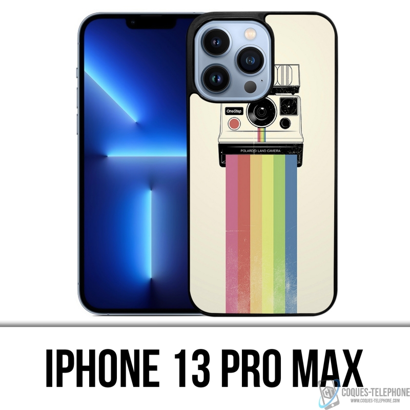 IPhone 13 Pro Max Case - Polaroid Rainbow Rainbow