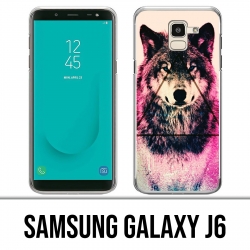 Coque Samsung Galaxy J6 - Loup Triangle