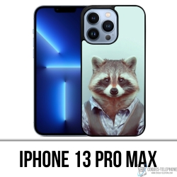 Funda para iPhone 13 Pro Max - Disfraz de mapache