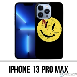 Coque iPhone 13 Pro Max - Smiley Watchmen