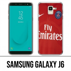 Coque Samsung Galaxy J6 - Maillot Rouge Psg