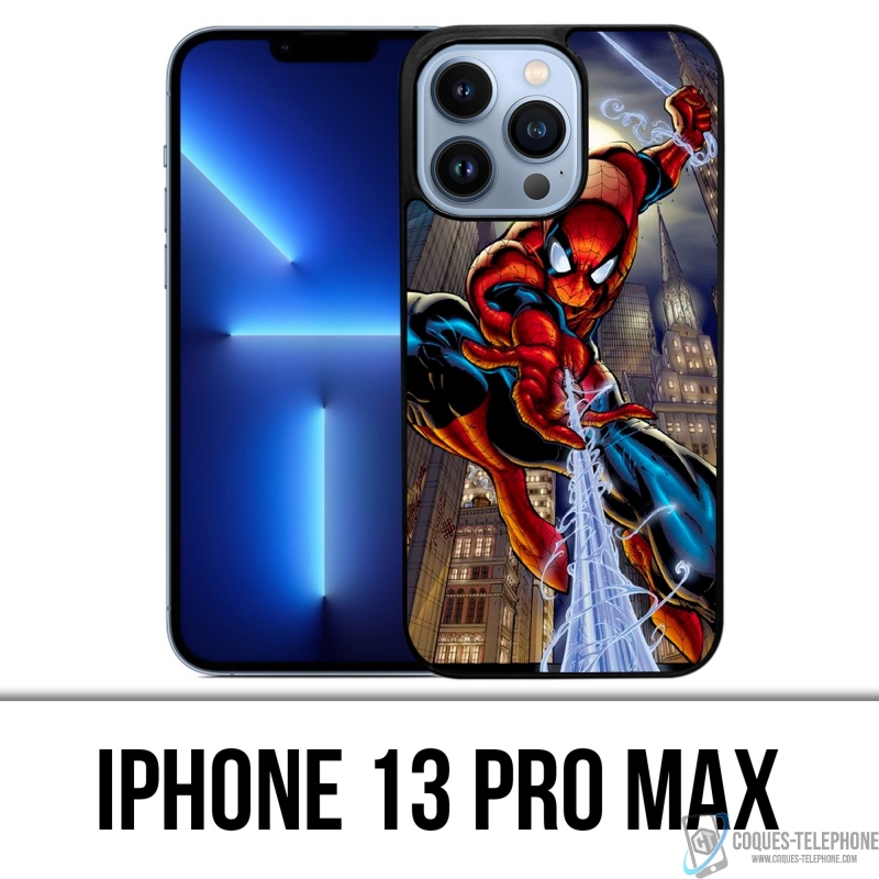 Funda para iPhone 13 Pro Max - Spiderman Comics